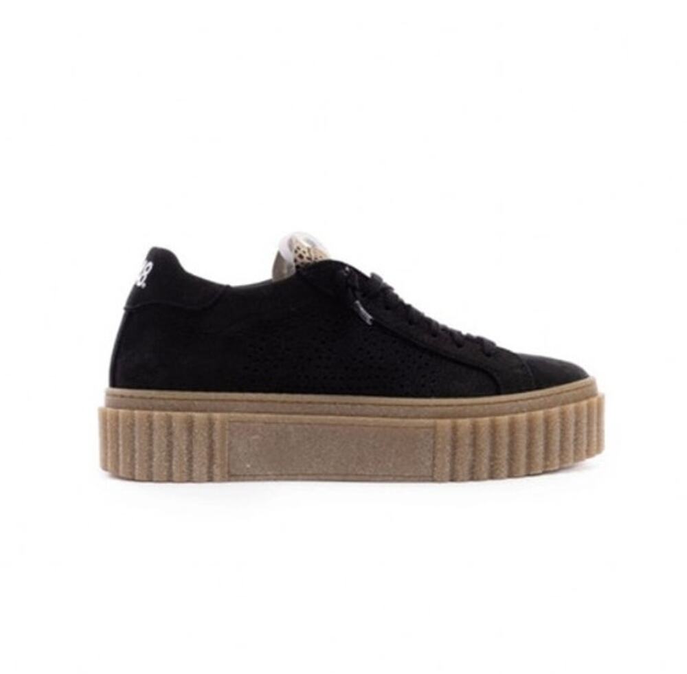 P448 Creeper Black Platform Sneaker Size 39 / US 8-8.5